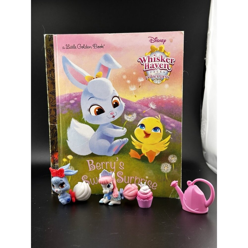 Disney Princess Palace Pets Figures Berry Tutu Little Golden Book Whisker Haven